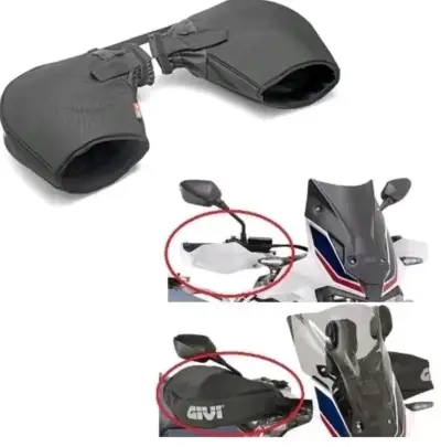 Guantes térmicos para moto Givi negros - miniatura 1