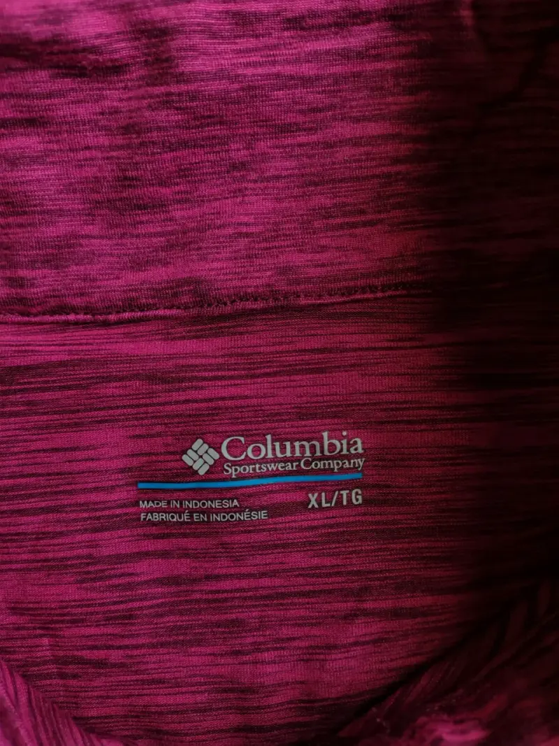 Poleron deportiva Columbia fucsia para mujer - 4