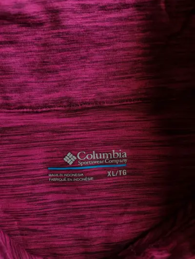 Poleron deportiva Columbia fucsia para mujer - miniatura 4
