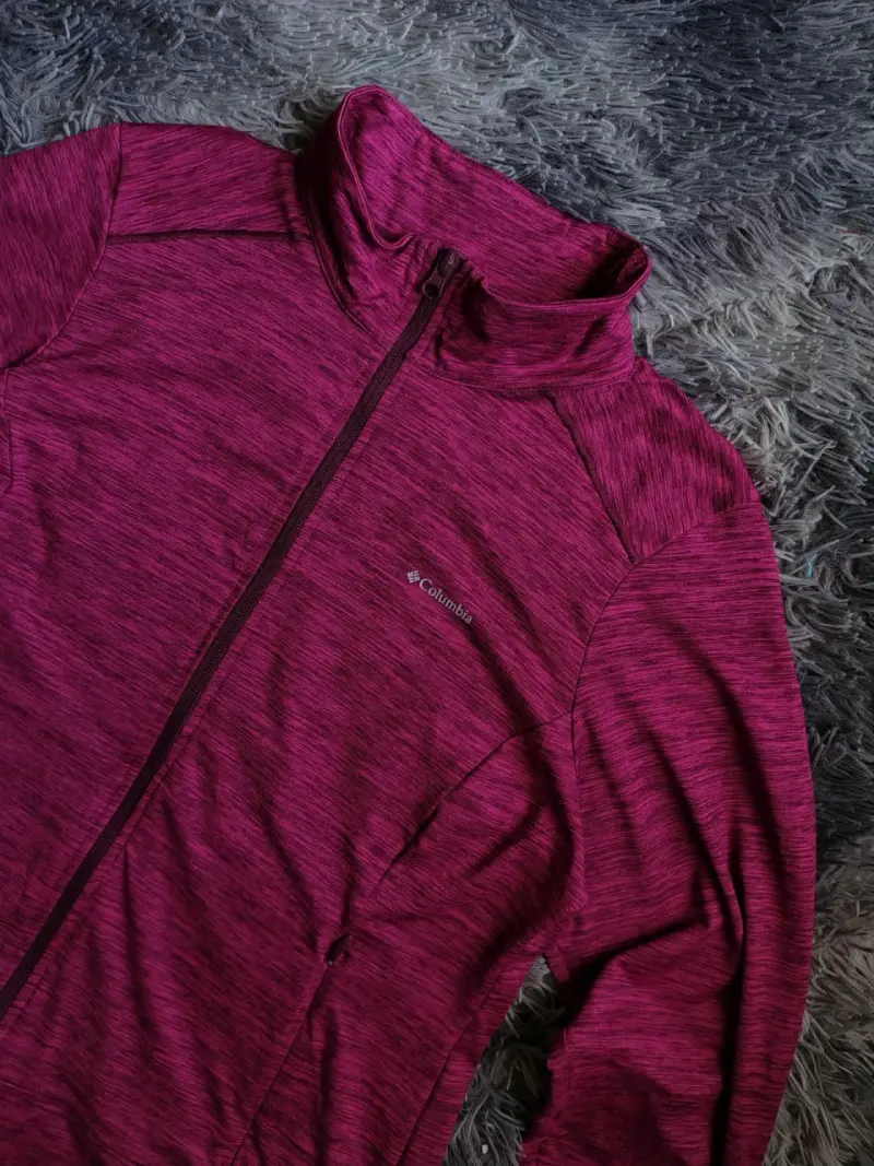 Poleron deportiva Columbia fucsia para mujer - 5