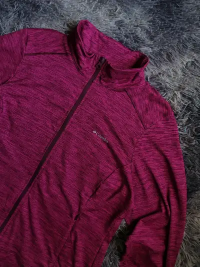Poleron deportiva Columbia fucsia para mujer - miniatura 5