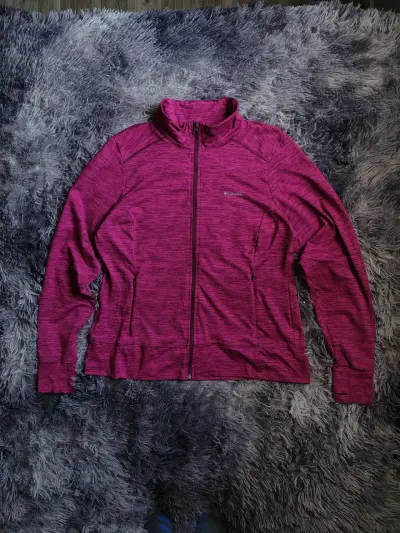 Poleron deportiva Columbia fucsia para mujer - miniatura 6