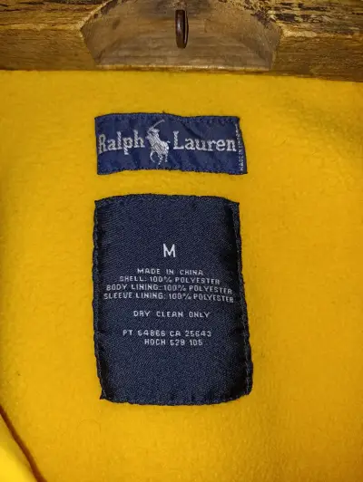 Chaqueta amarilla Ralph Lauren para hombre - miniatura 3