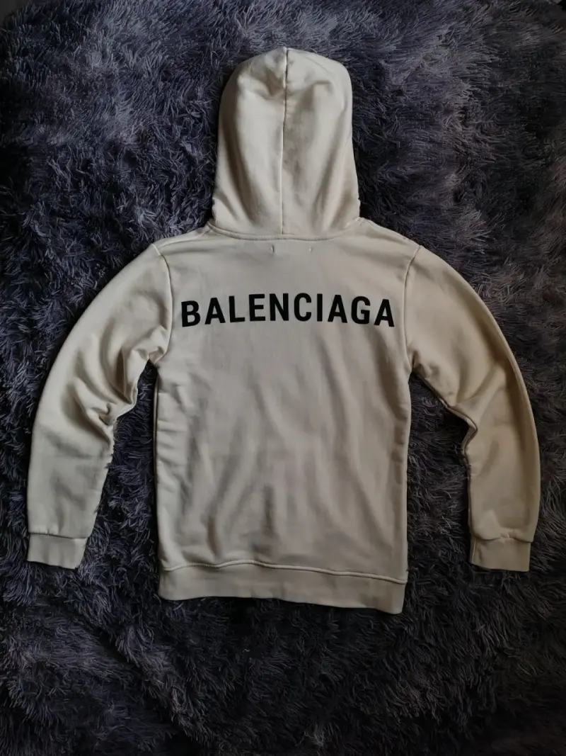 Polerón con capucha Balenciaga beige unisex - 1