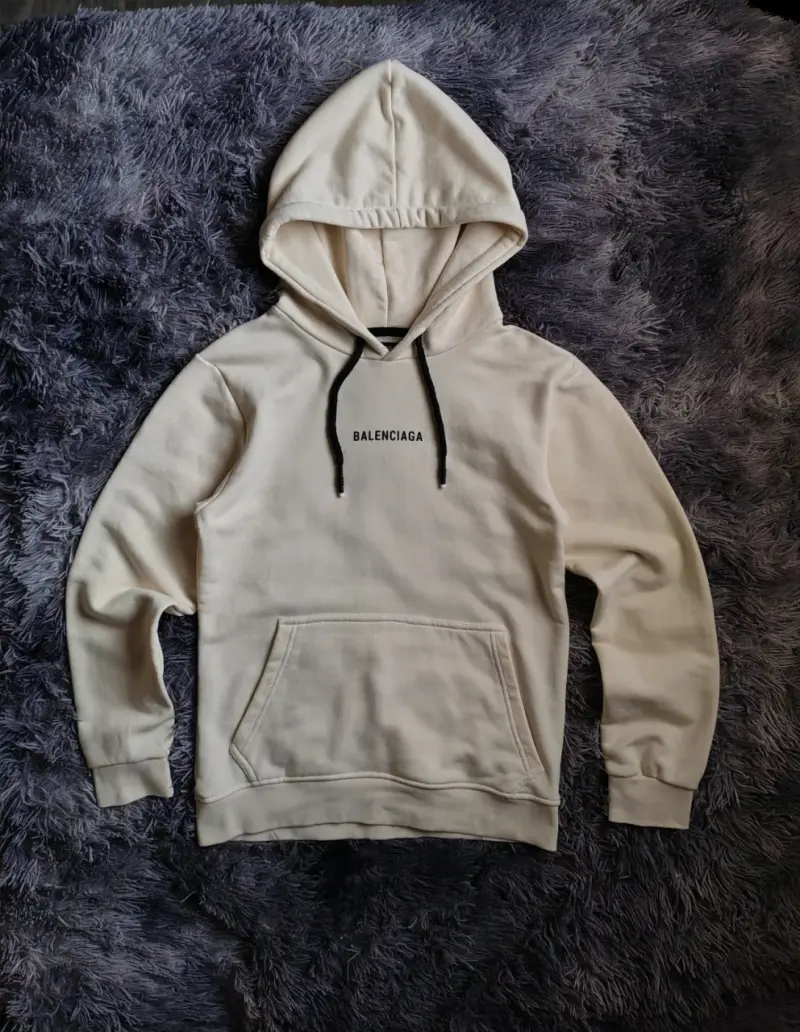 Polerón con capucha Balenciaga beige unisex - 2