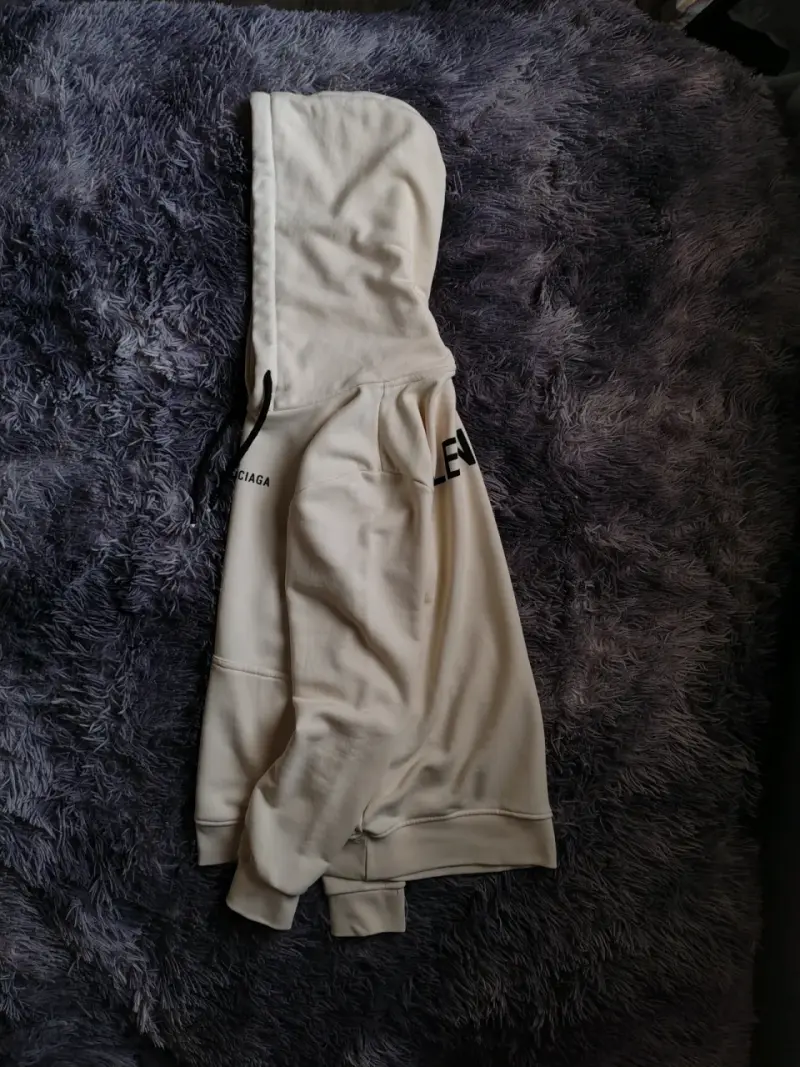Polerón con capucha Balenciaga beige unisex - 3