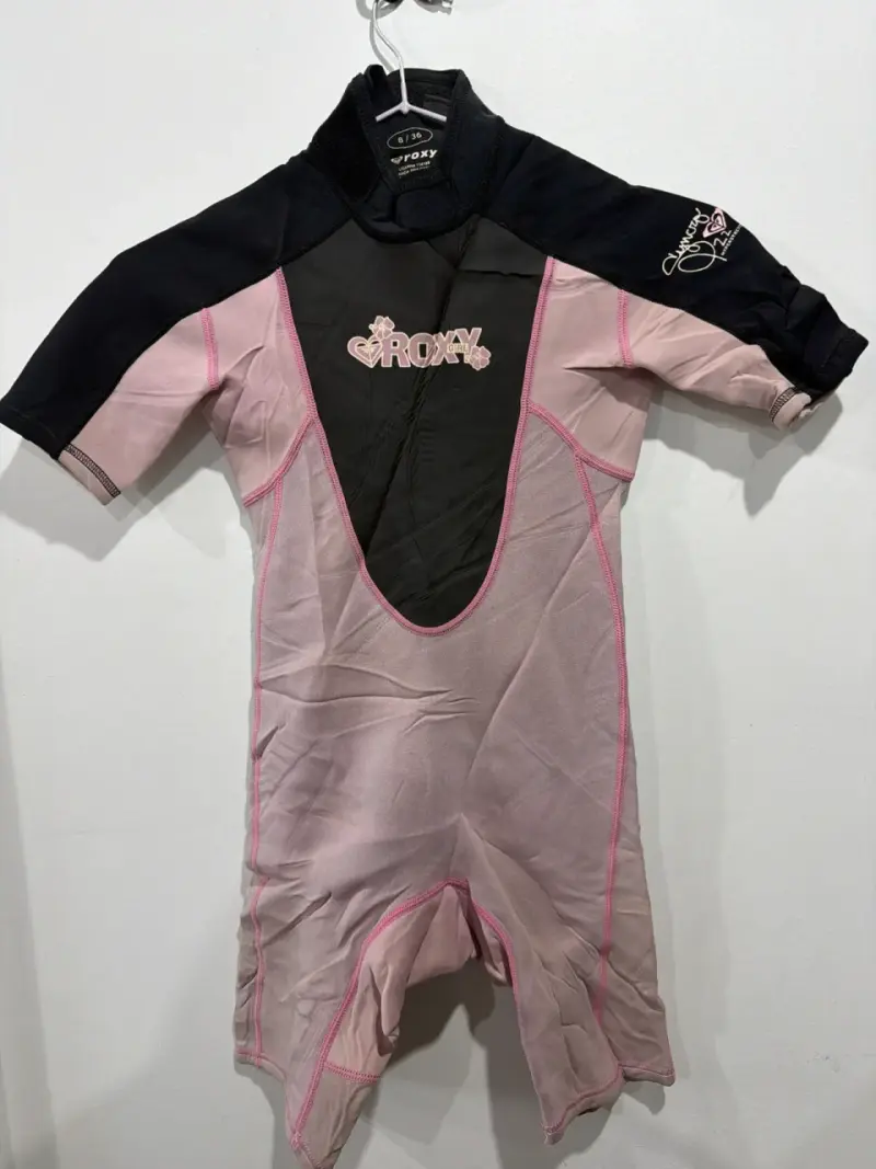 Traje de Neopreno Infantil Roxy Rosado talla 8 - 2