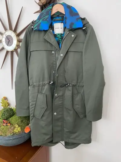 Parka KENZO X H&M verde militar para hombre - miniatura 6