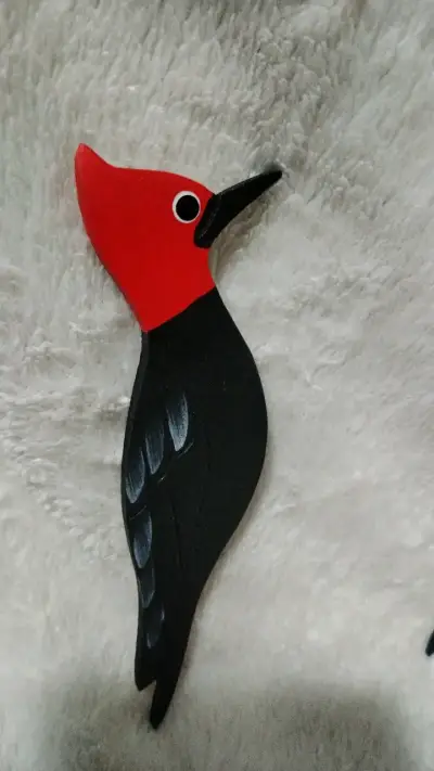 Set de imanes decorativos de aves coloridos - miniatura 2