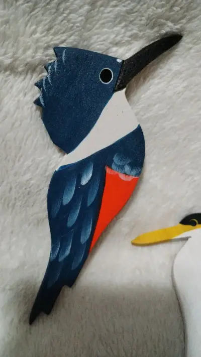 Set de imanes decorativos de aves coloridos - miniatura 3