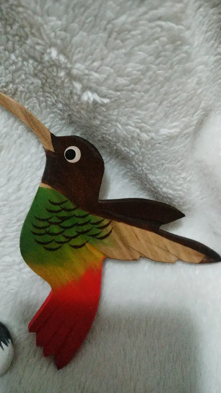 Set de imanes decorativos de aves coloridos - 4