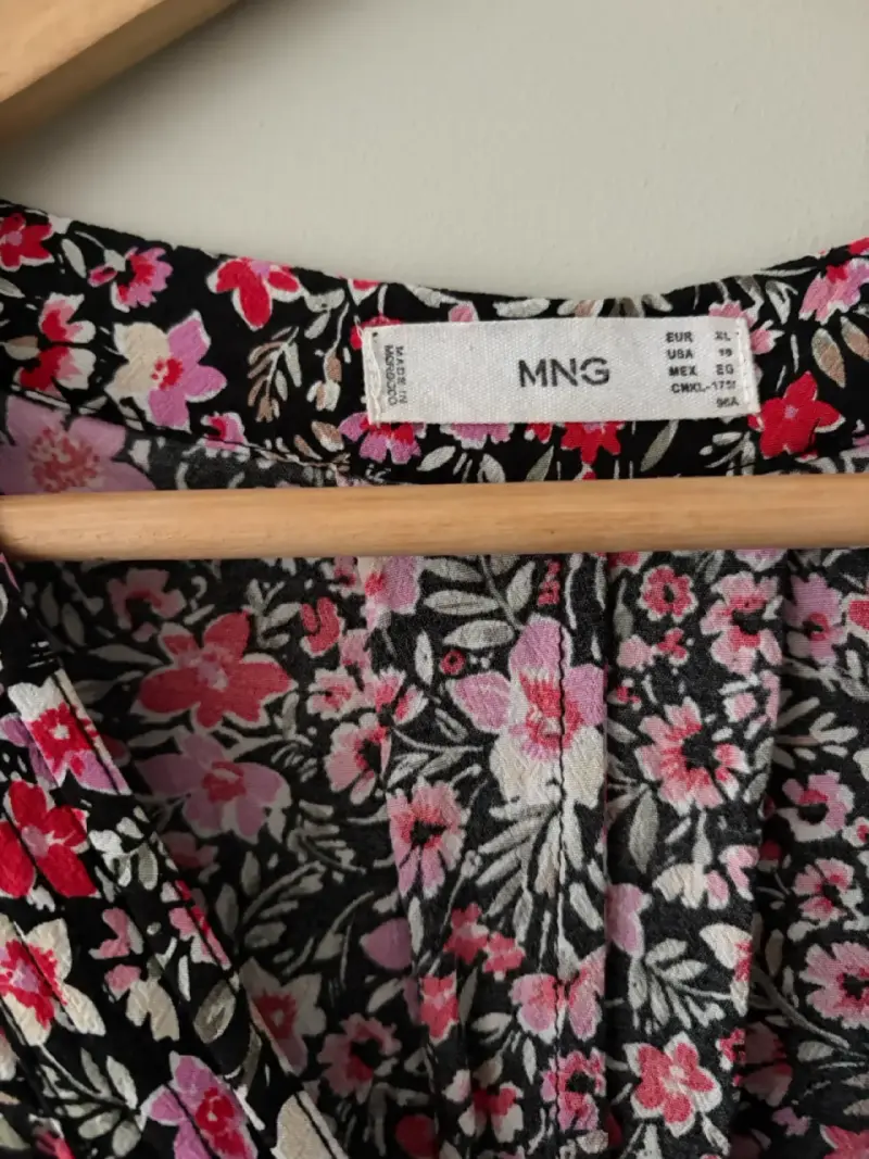 Blusa floral de mujer Mango talla XL - 2