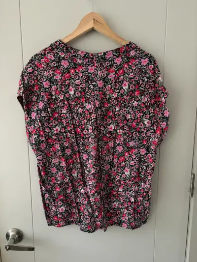 Blusa floral de mujer Mango talla XL - miniatura 3