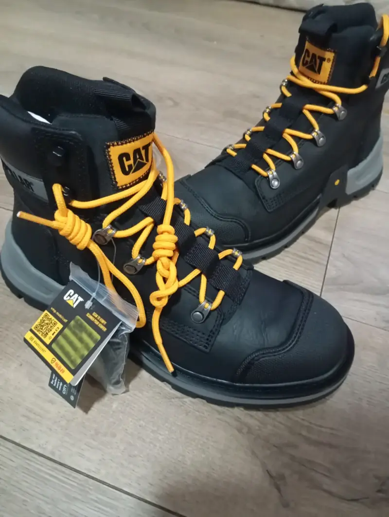 Botas cat waterproof 80 %cuero impermeable. - 3
