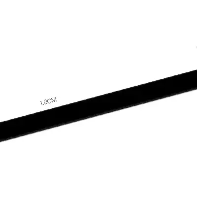 Collar choker negro con cadena dorada - miniatura 2