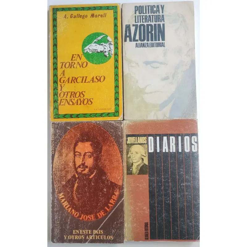 Lote de 4 libros clásicos de ensayo y literatura - 1