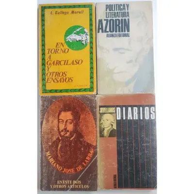 Lote de 4 libros clásicos de ensayo y literatura - miniatura 1