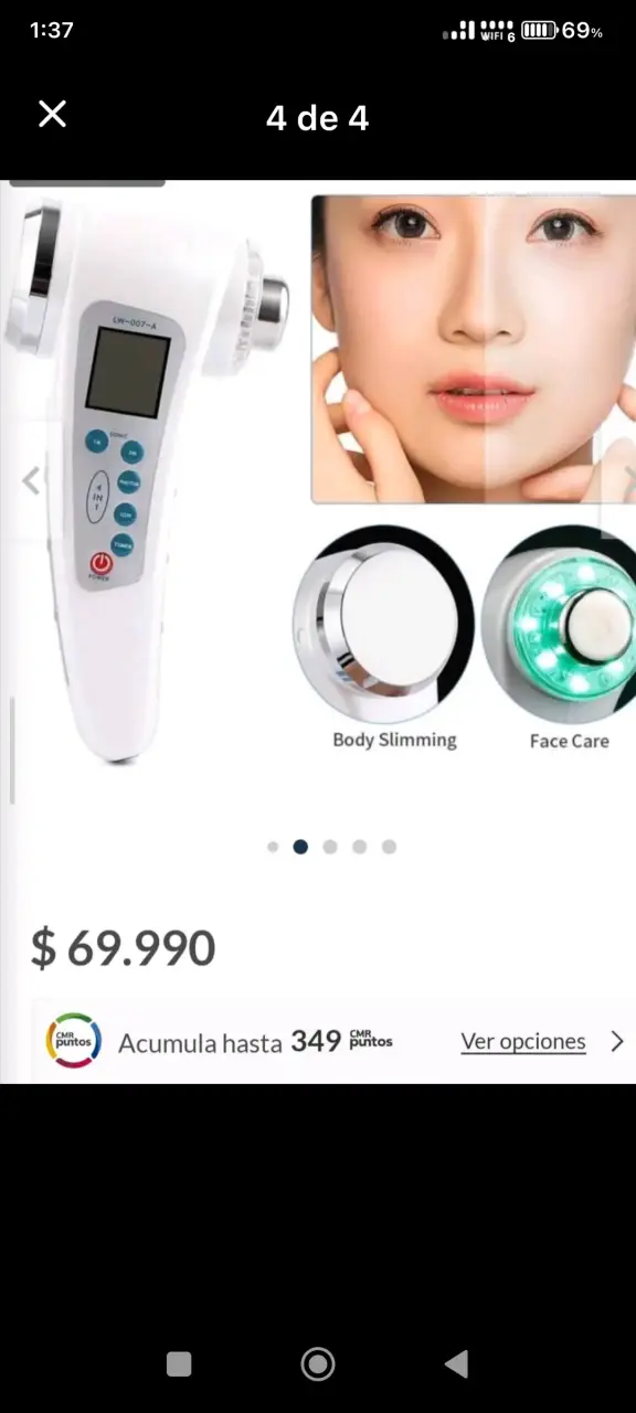 Dispositivo de Belleza 4 en 1 Ultrasónico - 3