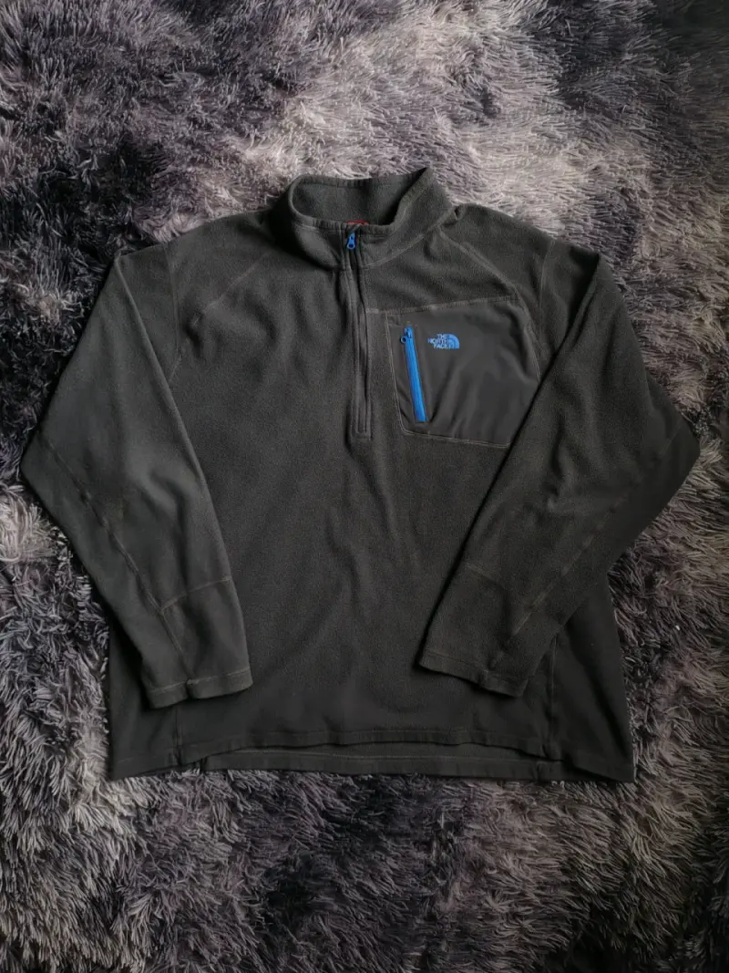 Polar The North Face negro con cierre azul