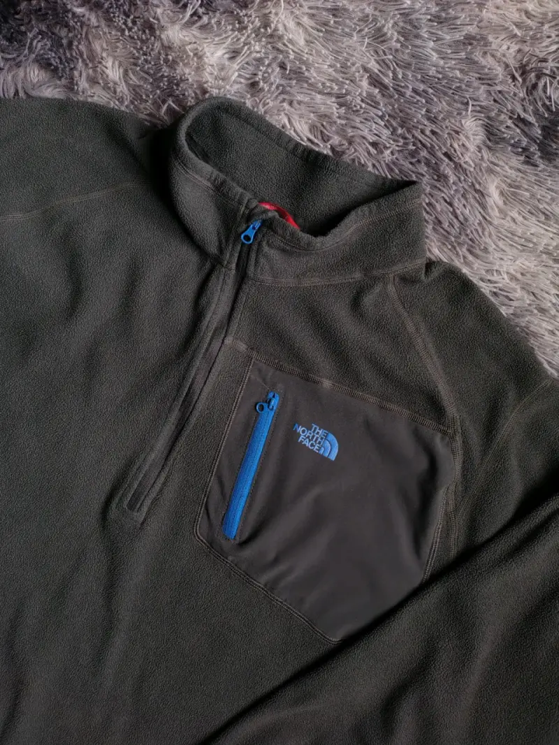 Polar The North Face negro con cierre azul - 6