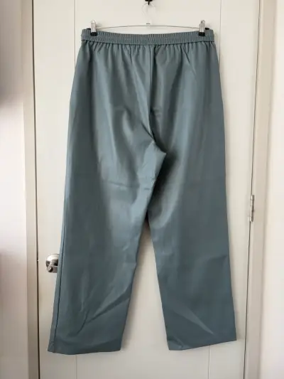 Pantalon cuero sintético gris Topshop - miniatura 3