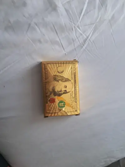 Baraja de Cartas Doradas con Certificado - miniatura 1