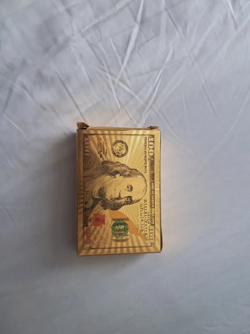 Baraja de Cartas Doradas con Certificado - 2