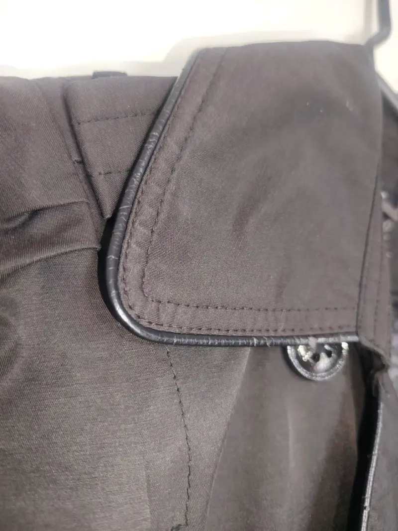 Trench Abrigo negro mujer Mossimo - 3