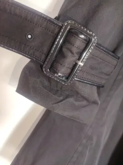Trench Abrigo negro mujer Mossimo - miniatura 4