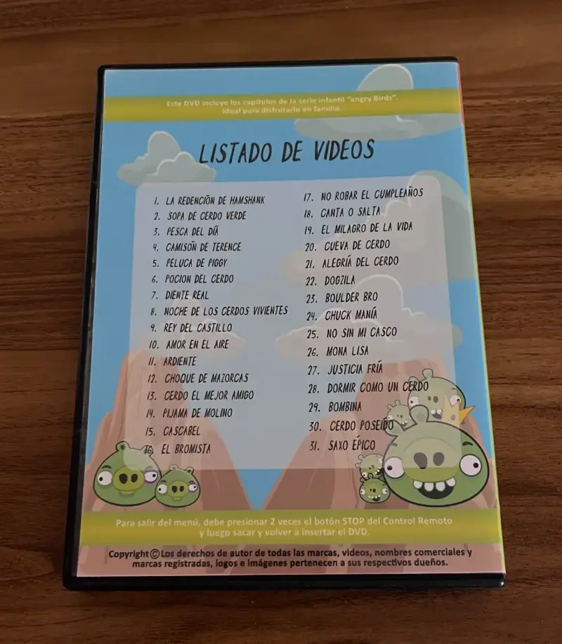 DVD Angry Birds Capítulos y Series - 3