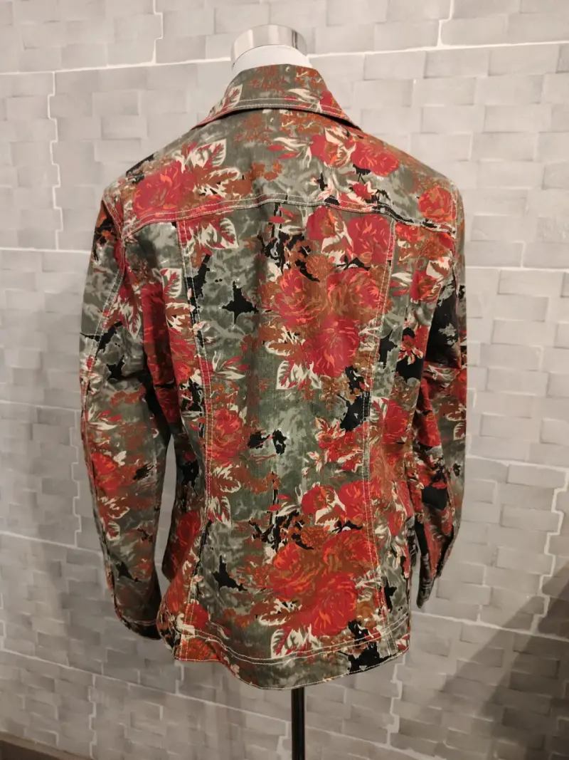 Chaqueta Y2K estampada floral Live a Little XL - 2