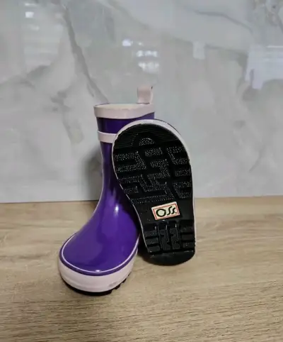 Botas de lluvia infantiles moradas OSS - miniatura 1