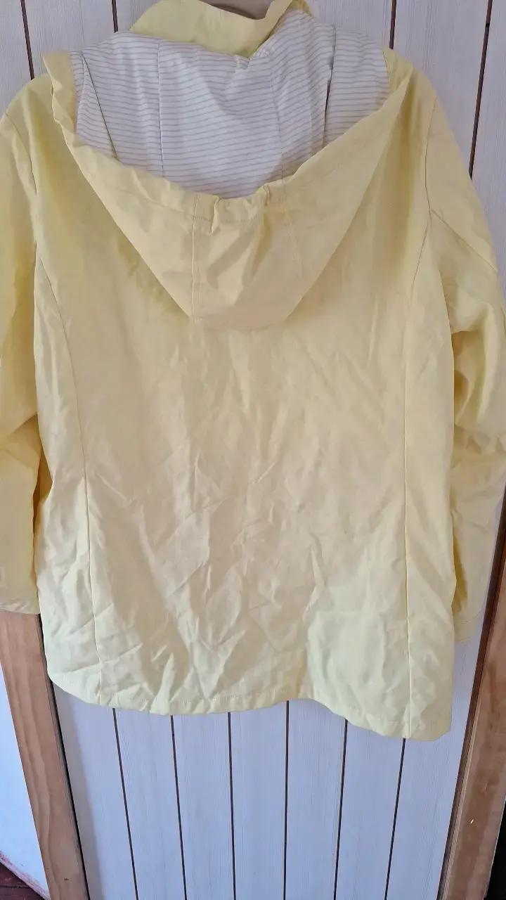 Chaqueta impermeable amarilla para lluvia - 2