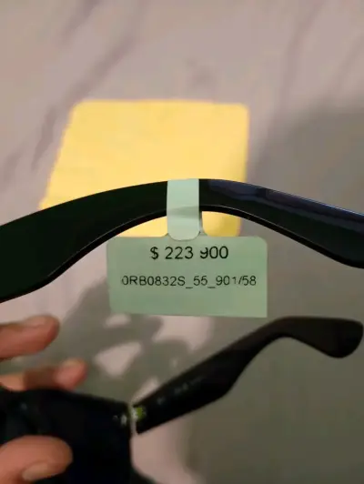 Gafas de sol Ray-Ban negras polarizadas - miniatura 1