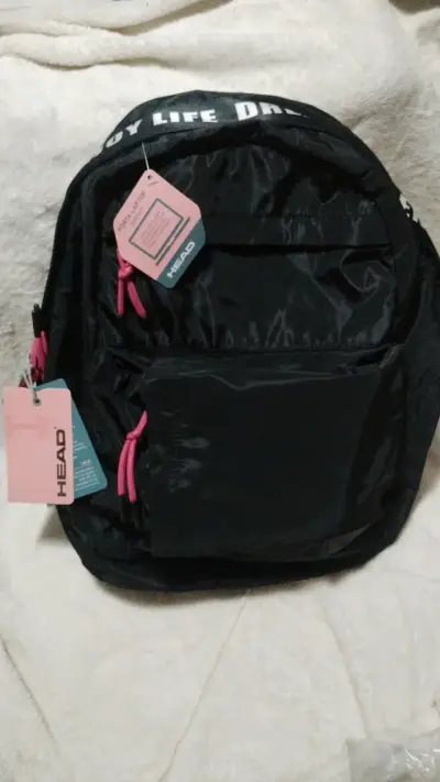 Mochila negra Head con compartimento para laptop - miniatura 1