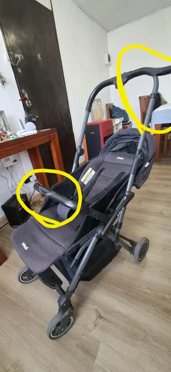 Coche de bebé Infanti plegable gris - 2