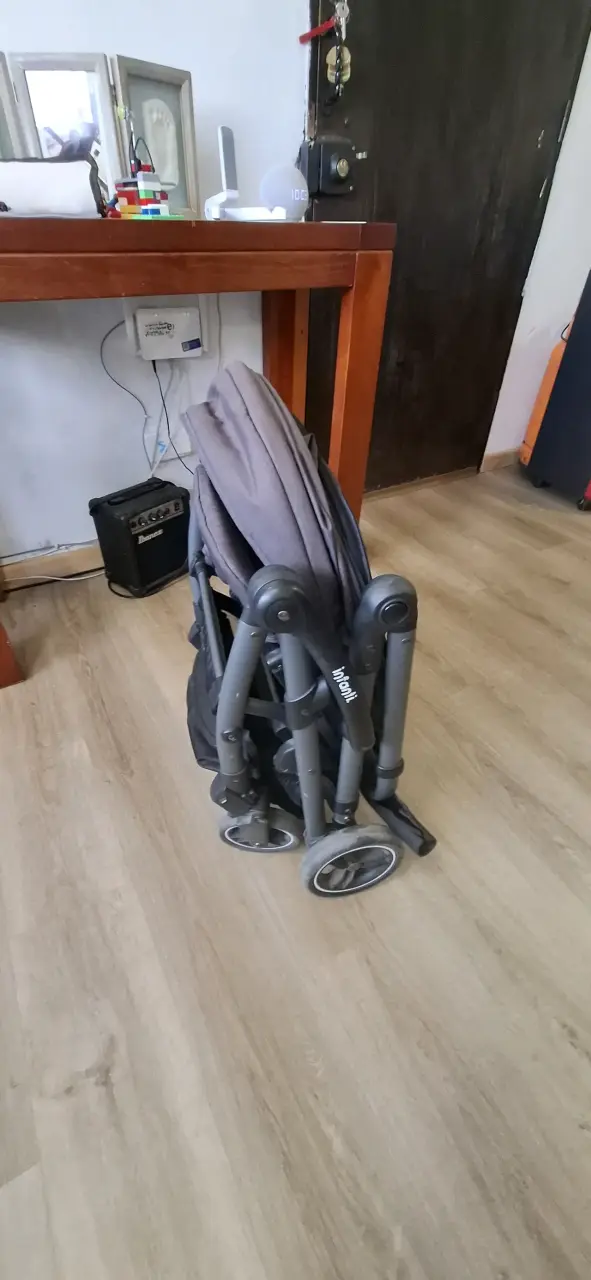 Coche de bebé Infanti plegable gris - 5