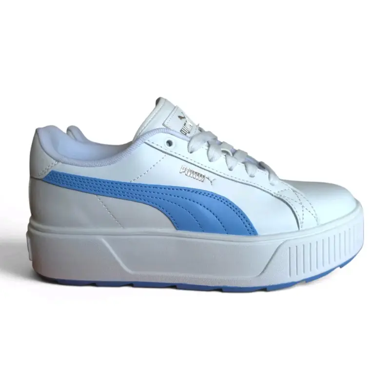 Zapatillas deportivas blancas y azules Puma - 1