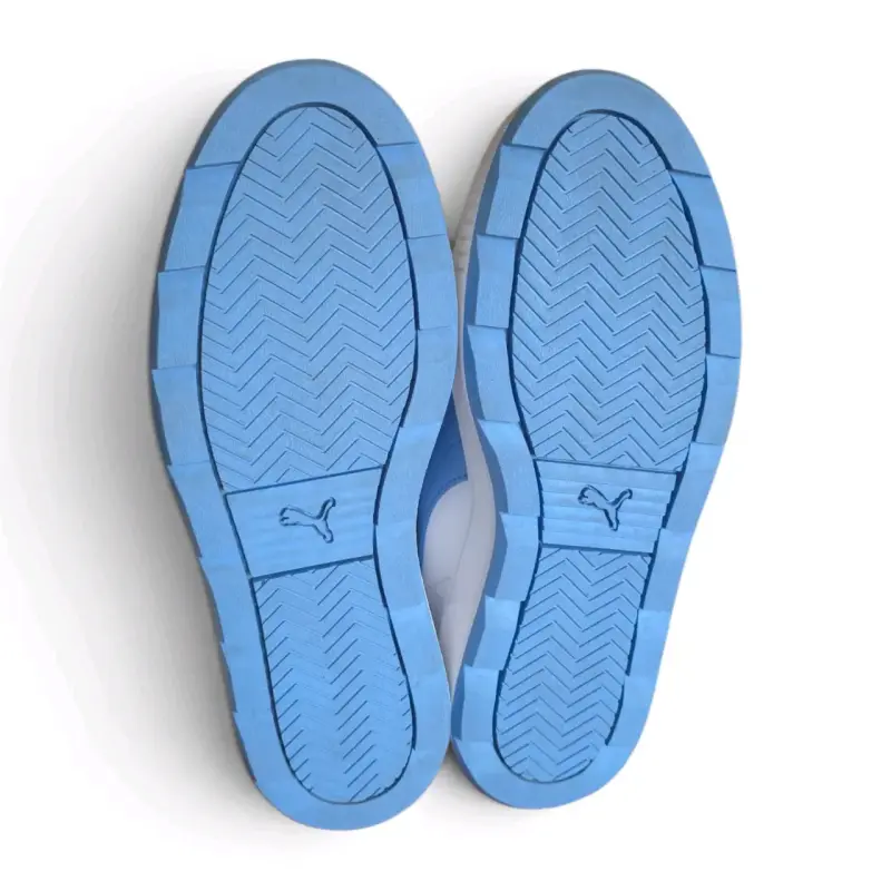 Zapatillas deportivas blancas y azules Puma - 5