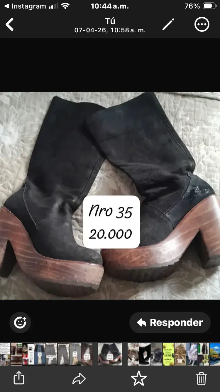 Abrigo de lana negro Foster talla 10 - 4