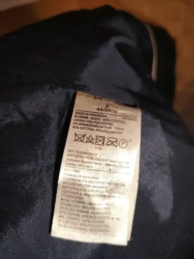 Blazer azul Banana Republic para mujer talla M - miniatura 4