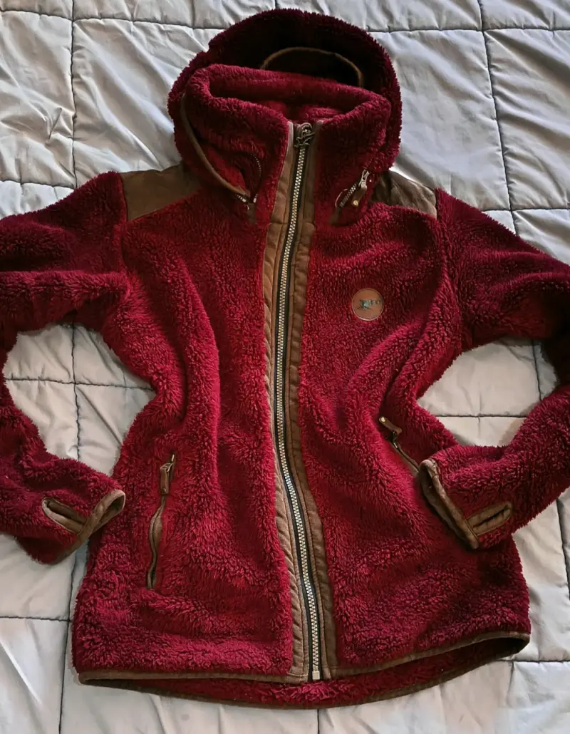Chaqueta polar grueso con capucha Falcone - 1