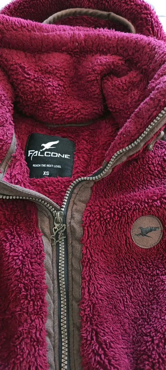 Chaqueta polar grueso con capucha Falcone - 2