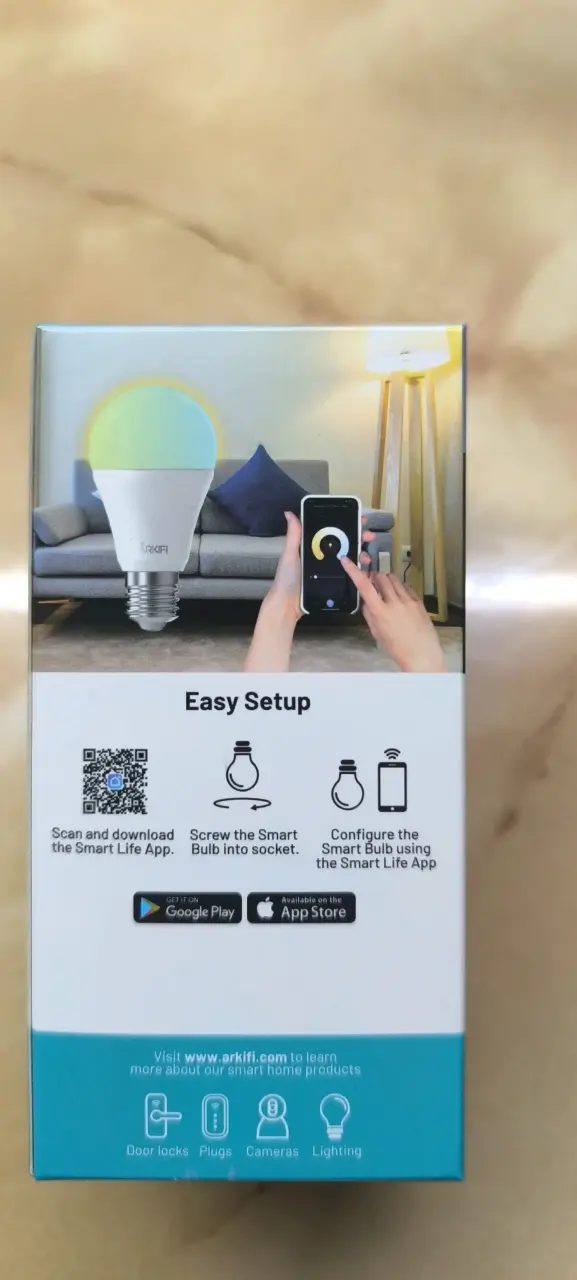 Ampolleta LED Inteligente Arkifi WiFi Bluetooth - 2