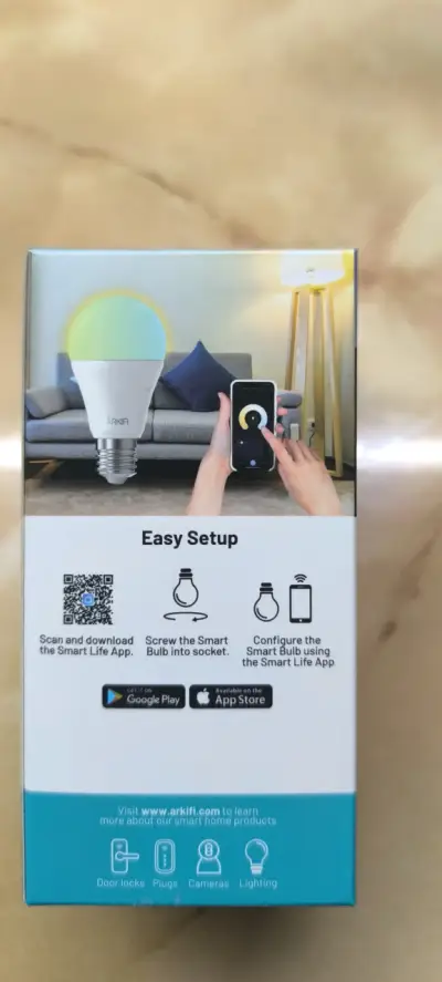 Ampolleta LED Inteligente Arkifi WiFi Bluetooth - miniatura 2