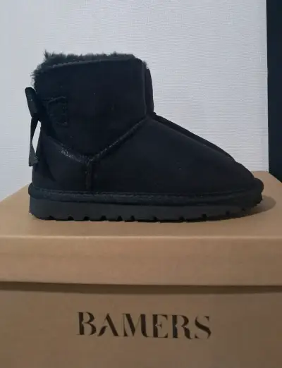 Botas de invierno negras para niña Bamers - miniatura 2