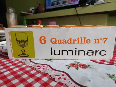 Set de 6 copas de cristal Luminarc Quadrille - miniatura 2