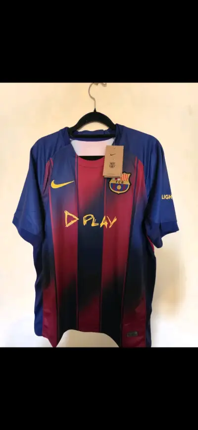 Camiseta FC Barcelona Nike Dri-Fit Azul y Roja - miniatura 1
