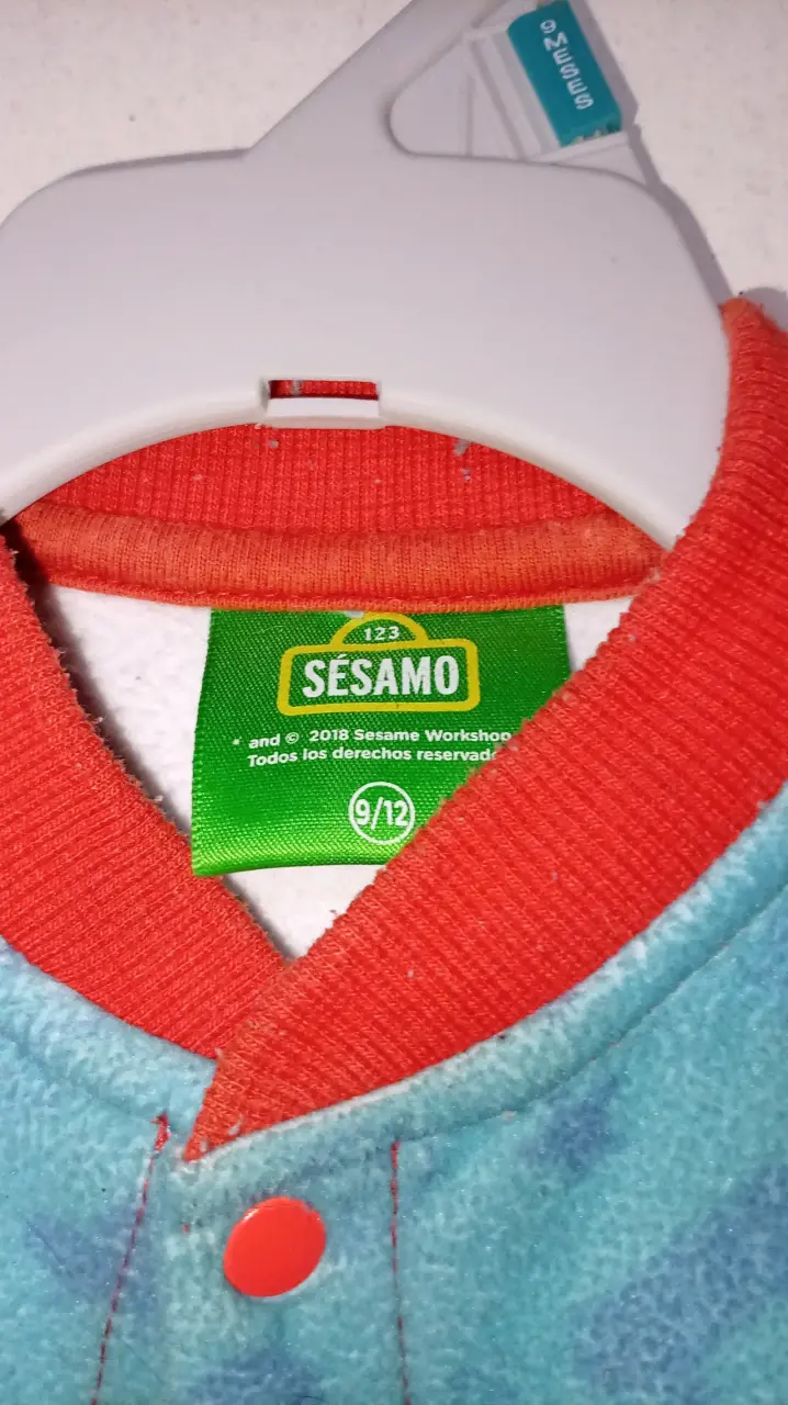 Pijama Entero Infantil Elmo's World Azul - 2