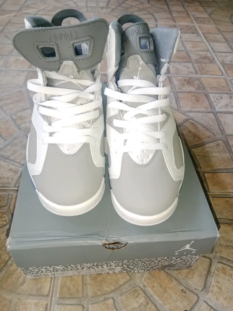 Zapatillas deportivas Air Jordan grises y blancas - 1